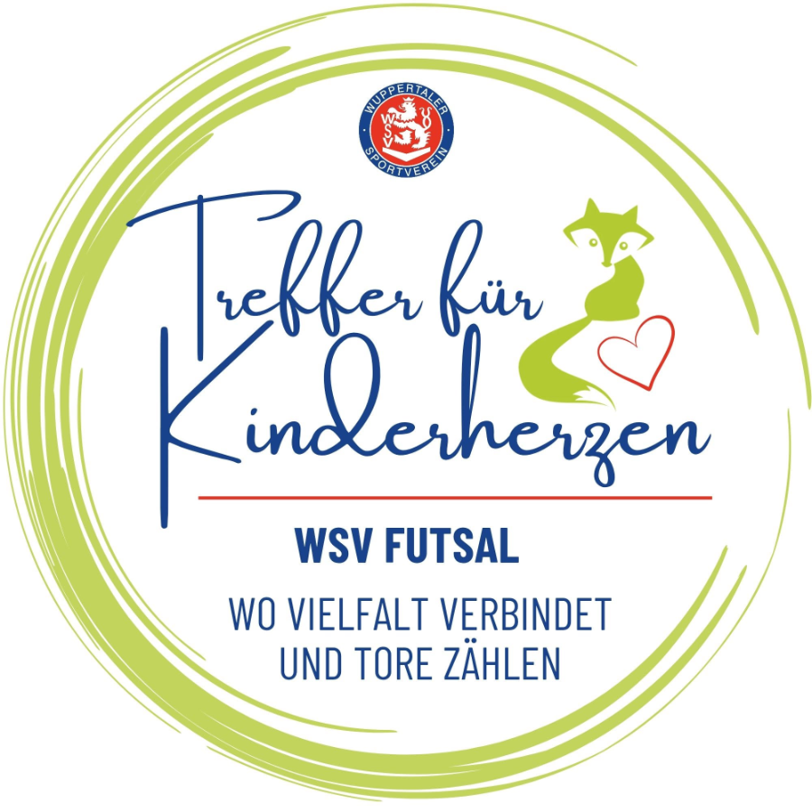 Aktionslogo „Treffer für Kinderherzen“ – WSV Futsal: Wo Vielfalt verbindet und Tore zählen